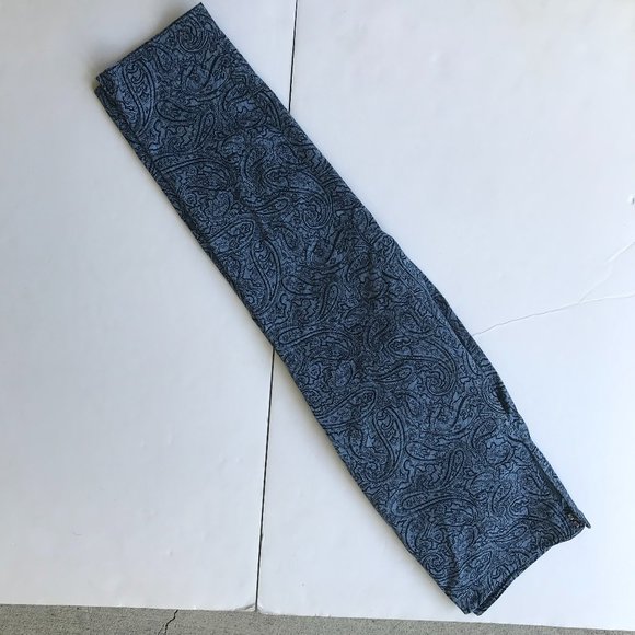 J. Jill Cropped Pants 12 Blue Straight Leg Cotton Blend Casual Front Zip… - Picture 8 of 12